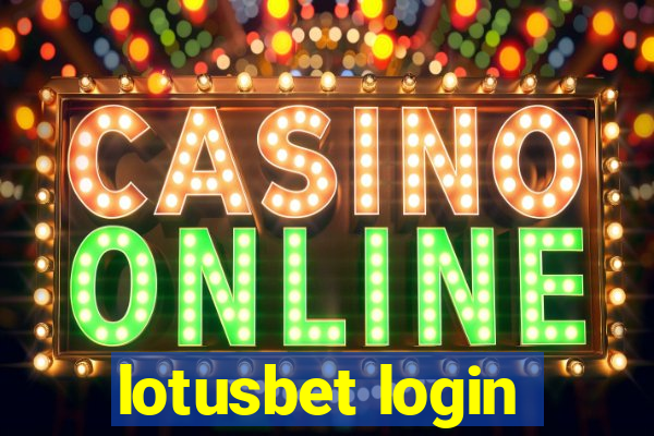 lotusbet login