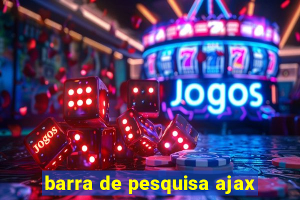 barra de pesquisa ajax