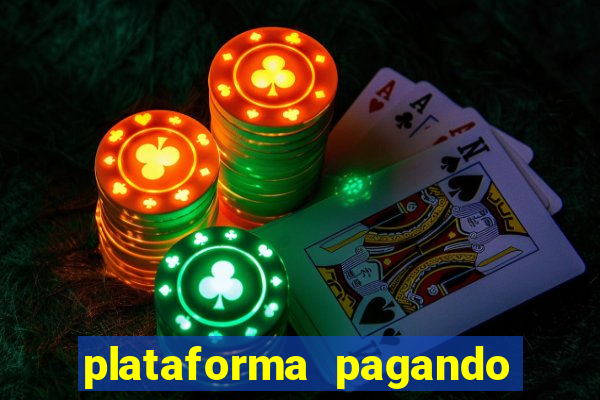 plataforma pagando no cadastro