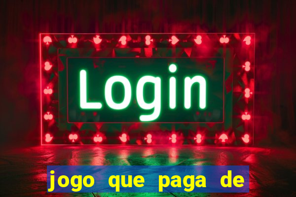 jogo que paga de verdade no pix
