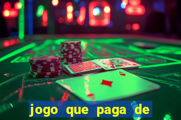 jogo que paga de verdade no pix