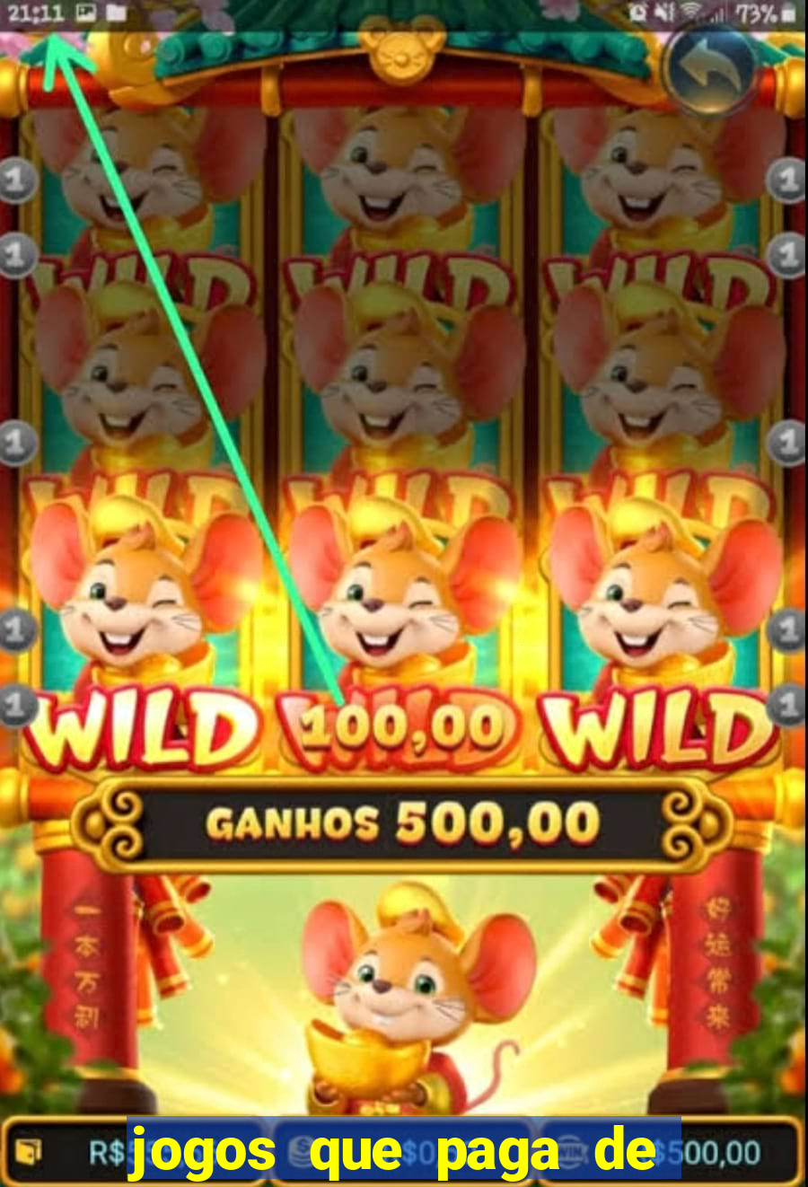 jogos que paga de verdade via pix