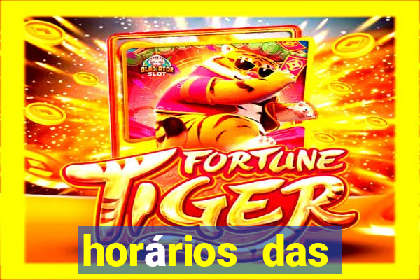 horários das plataformas de jogos