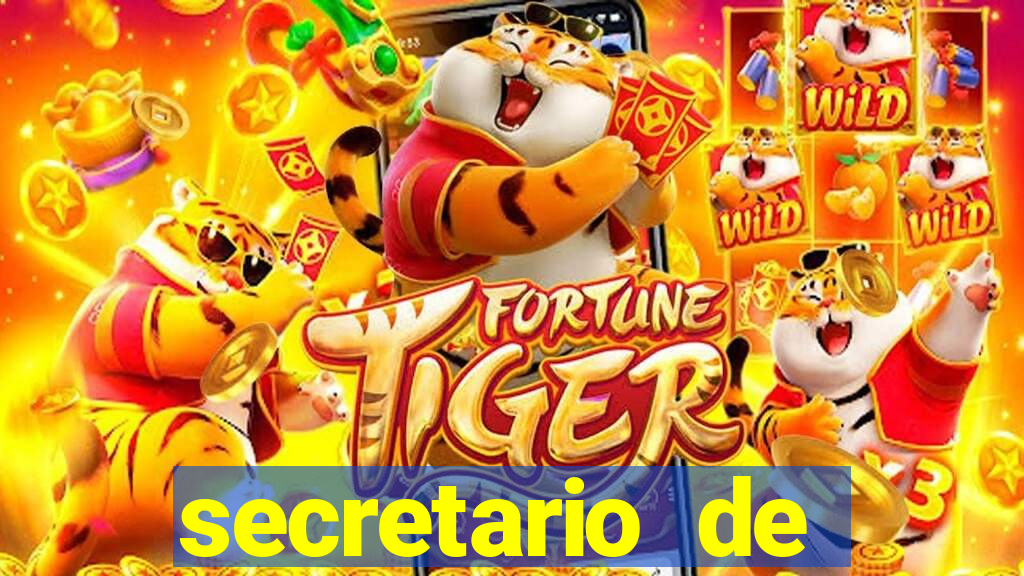 secretario de esporte salario