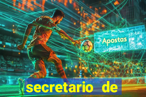 secretario de esporte salario