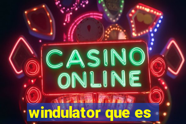 windulator que es