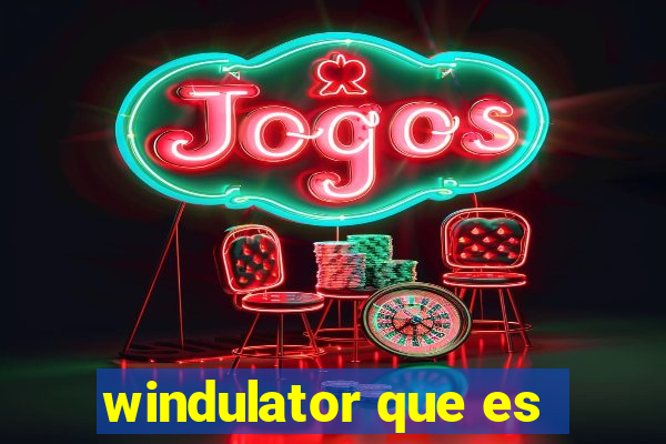 windulator que es