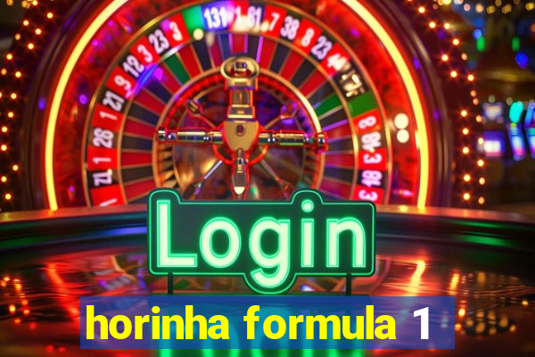 horinha formula 1