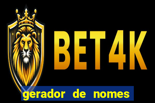 gerador de nomes para jogos