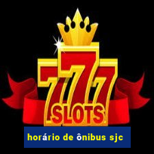 horário de ônibus sjc