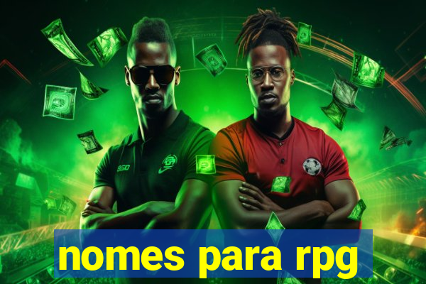 nomes para rpg