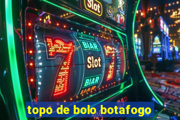topo de bolo botafogo