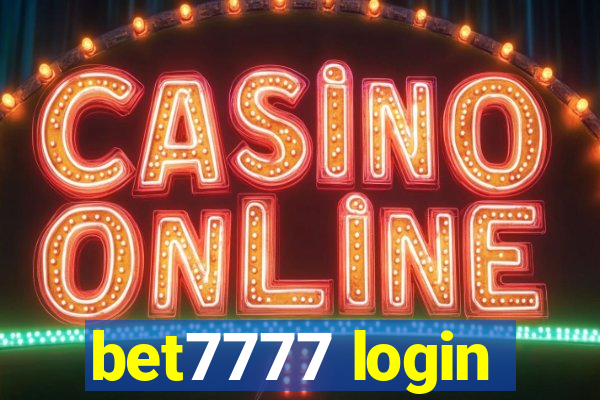 bet7777 login