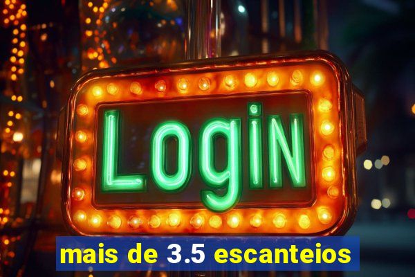 mais de 3.5 escanteios