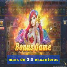 mais de 3.5 escanteios