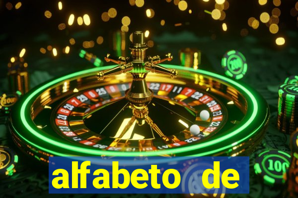 alfabeto de caligrafia bonita