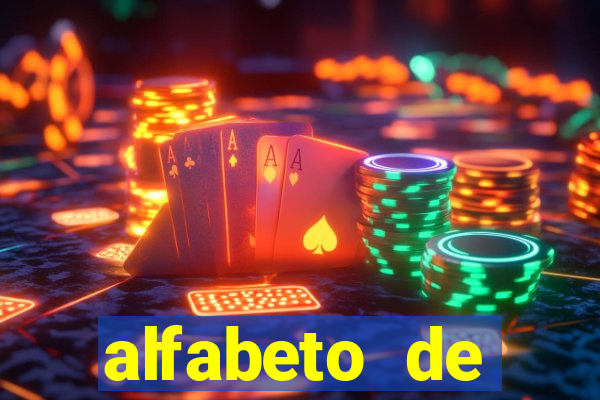 alfabeto de caligrafia bonita