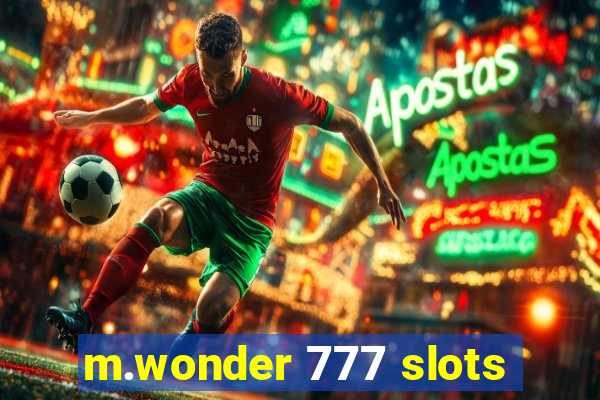 m.wonder 777 slots