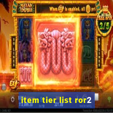 item tier list ror2
