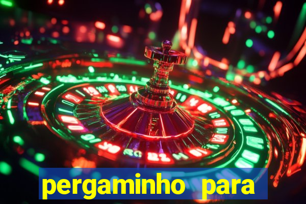pergaminho para escrever dentro