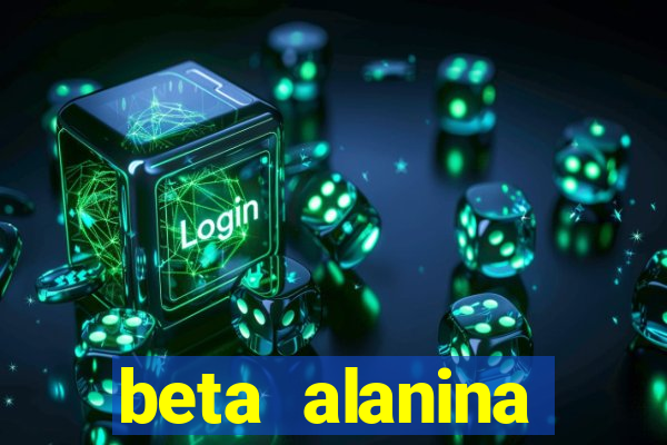 beta alanina aumenta a pressao