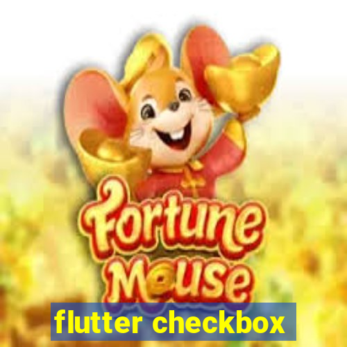 flutter checkbox