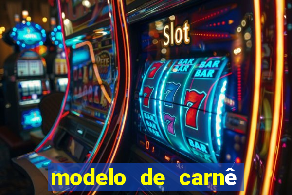 modelo de carnê de pagamento word