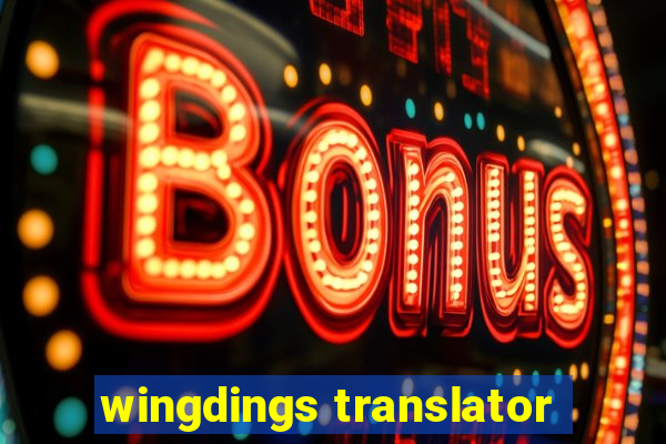 wingdings translator