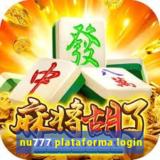 nu777 plataforma login