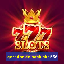 gerador de hash sha256