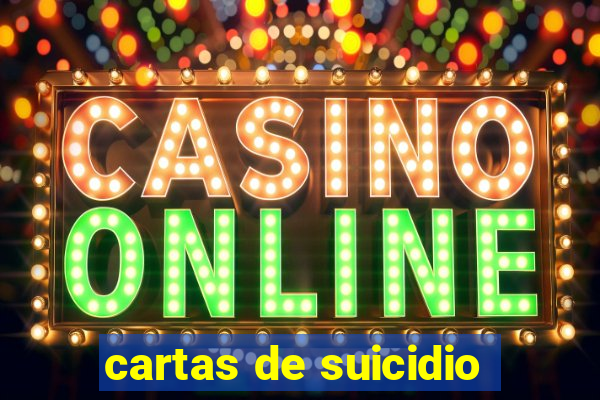 cartas de suicidio