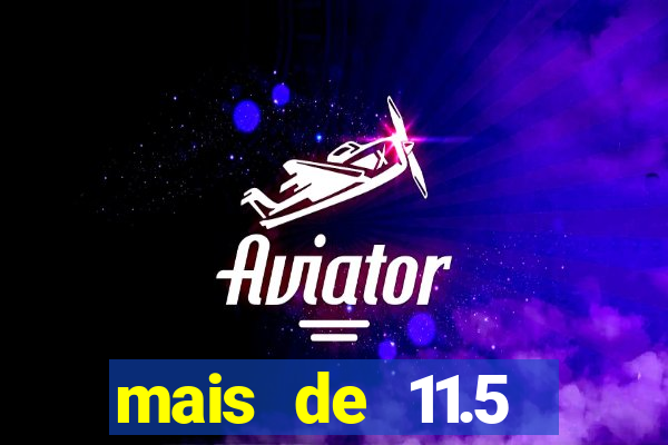 mais de 11.5 escanteios o que significa