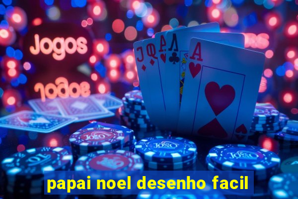 papai noel desenho facil