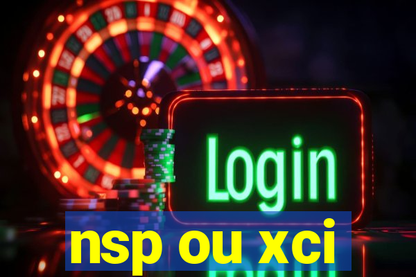 nsp ou xci