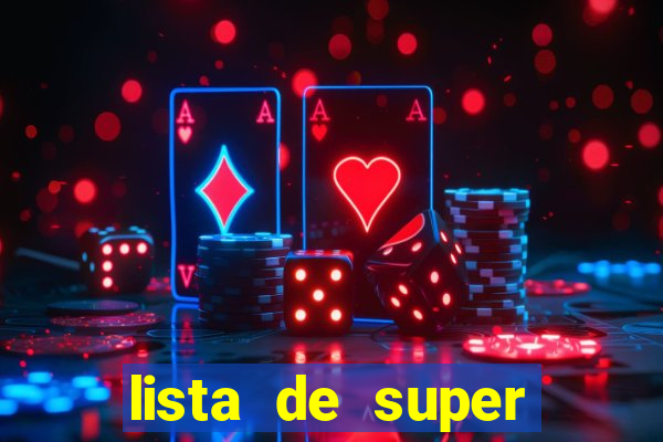 lista de super herois de a a z