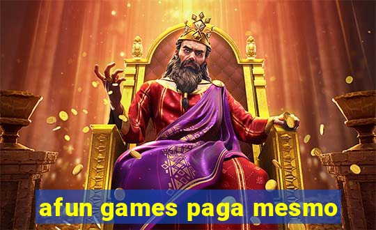 afun games paga mesmo