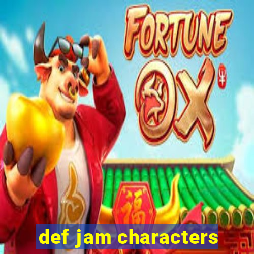 def jam characters