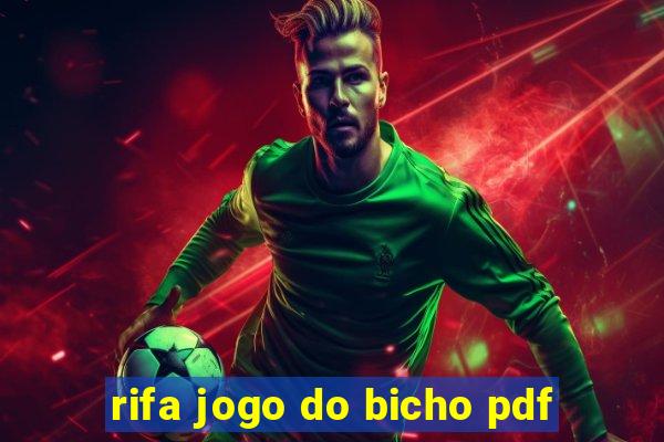 rifa jogo do bicho pdf