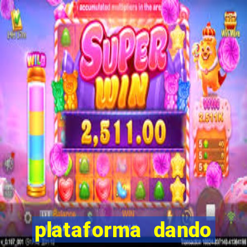 plataforma dando bonus de cadastro