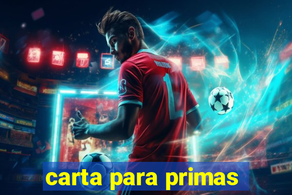 carta para primas