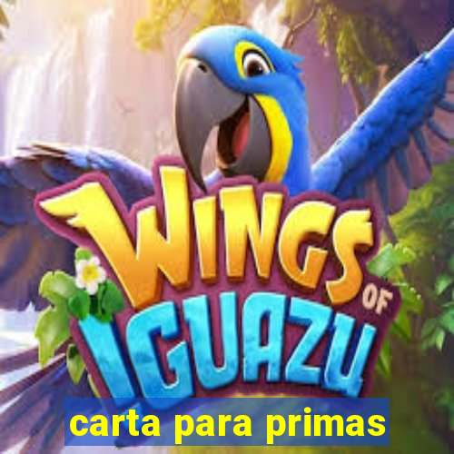carta para primas