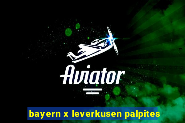 bayern x leverkusen palpites