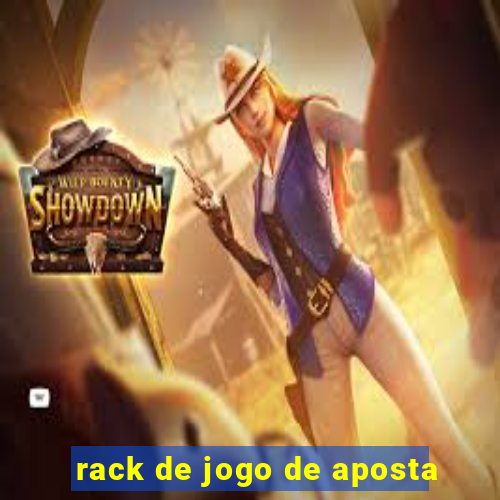 rack de jogo de aposta