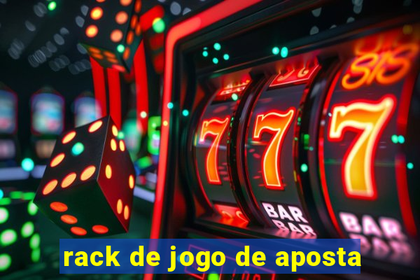 rack de jogo de aposta