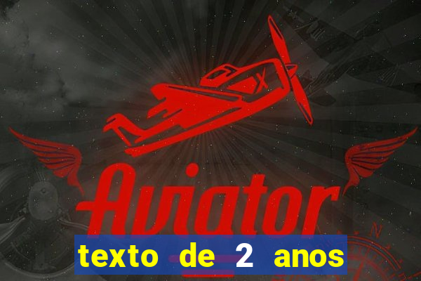texto de 2 anos de namoro