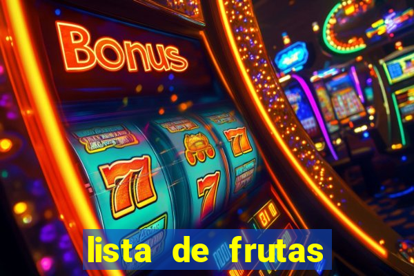 lista de frutas nativas do brasil