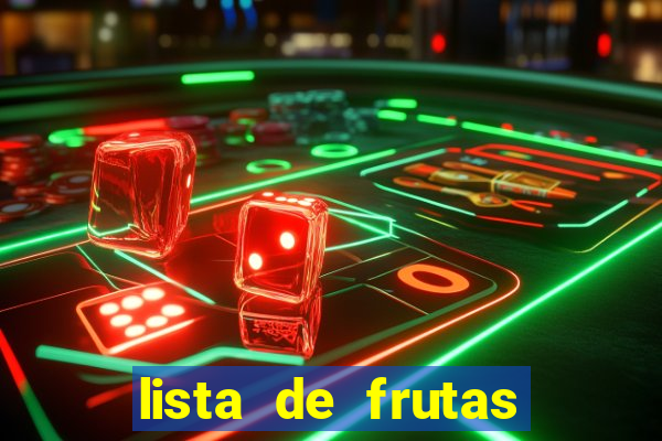 lista de frutas nativas do brasil