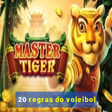 20 regras do voleibol