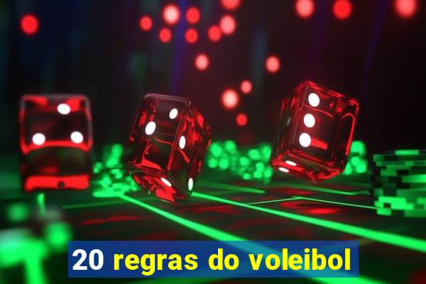 20 regras do voleibol