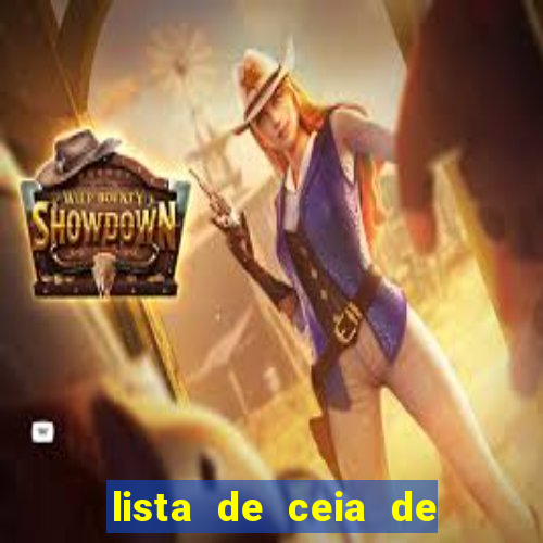 lista de ceia de natal completa